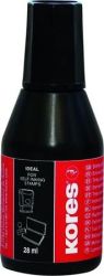 Blyegzfestk, 28 ml, KORES, fekete