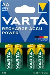 Tlthet elem, AA ceruza, 4x2100 mAh, eltlttt, VARTA "Power"