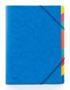  Gumis mappa, karton, A4, regiszteres, 9 rszes, DONAU, kk