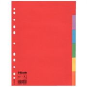  Regiszter, karton, A4, 6 rszes, ESSELTE 