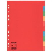  Regiszter, karton, A4, 10 rszes, ESSELTE 