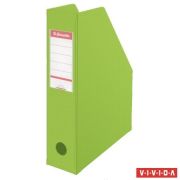  Iratpapucs, PVC/karton, 70 mm, sszehajthat, ESSELTE, Vivida zld