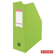  Iratpapucs, PVC/karton, 100 mm, sszehajthat, ESSELTE, Vivida zld