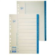  Regiszter, karton, A4, 1-31, ESSELTE, fehr
