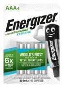  Tlthet elem, AAA mikro, 4x800 mAh, eltlttt, ENERGIZER 