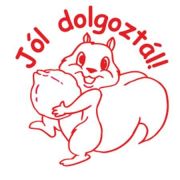  Blyegz, motivcis, Jl dolgoztl!, COLOP 