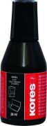 Blyegzfestk, 28 ml, KORES, fekete