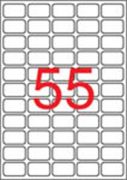  Etikett, univerzlis, 36,8x23,8 mm, eltvolthat, kerektett sark, APLI, 5500 etikett/csomag