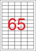  Etikett, univerzlis, 38x21,2 mm, eltvolthat, APLI, 6500 etikett/csomag