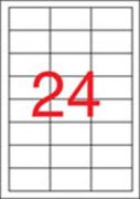  Etikett, univerzlis, 64,6x33,8 mm, eltvolthat, APLI, 2400 etikett/csomag
