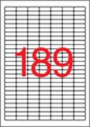  Etikett, univerzlis, 25,4x10 mm, eltvolthat, kerektett sark, APLI, 4725 etikett/csomag