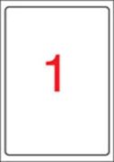  Etikett, tintasugaras nyomtathoz, 199,6 x 289,1 mm, fnyes, fotminsg, APLI, 10 etikett/csomag