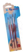  Ecsetkszlet, no 2-6-10, fa, PULSE, kerek