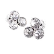  Flbeval, natr fehr SWAROVSKI kristllyal, 11mm, ART CRYSTELLA