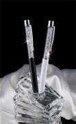  Golystoll, krmfehr, fell fehr SWAROVSKI kristllyal tltve, 14 cm, ART CRYSTELLA