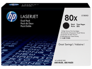  HP CF280XD Toner Black 2*6.900 oldal kapacits No.80X